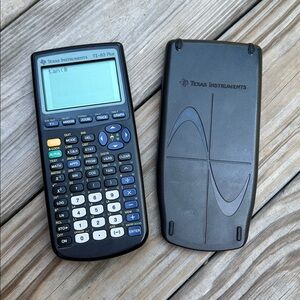 Texas Instruments Black TI-83 Plus Graphing Calculator With CoverTested & Works.